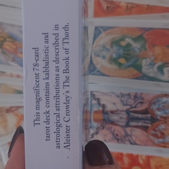 Thoth Tarot Deck Divination Tool Intuitive Metaphysical Egyptian Healing - Picture 4 of 4